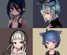 完全お任せコース★オリキャラアイコン安く描きます アイコン新調したいけどお金がない…！そんなあなたにオススメ★ イメージ3