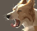 パソコンやスマホの壁紙などに！愛犬イラスト描きます コントラストがある、太陽を浴びたような明るい絵が特徴的です。 イメージ4