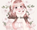 商用◎ 透明感ある似顔絵、イラスト描きます 【美容・配信・ビジネス・歌ってみた・SNS用】 イメージ4