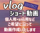 再現オマージュ、VLOG、ショートetc作成します 「おしゃれに」「ギャグっぽく」等、ご希望をお聴かせください❁ イメージ1