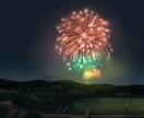 綺麗な夜空の背景イラスト描きます 心惹かれる美麗な夜空はいかがですか？ イメージ1