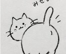 面白いオリジナル落書きを描きます ゆるくてシュールなキャラを手描きします イメージ6