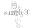 オリジナルキャラの線画を描きます 自分で塗るので色なしが良いという方にお勧め イメージ4