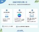 Canvaで使えるLPテンプレートを販売します セミナー・講座向け｜スマホファーストLP イメージ4