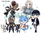 SDキャラクター・デフォルメイラスト描きます あなただけのかわいらしいミニキャラクターをお求めの方！ イメージ10