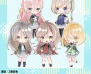 デフォルメイラスト制作します 表情差分３種無料！可愛さ重視のデフォルメイラスト イメージ5