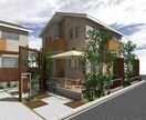 住宅パースを提供します エクステリアも含めて、美しく仕上げます。 イメージ1