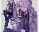 アイコンや立ち絵などのイラスト描きます 顔がいいひとを描くの好きです♡ イメージ5