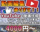 テロップ、効果音、BGM、サムネ作成行います 撮影した動画さえあれば、投稿できる動画を作成いたします。 イメージ1