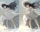 女の子のイラスト描きます ゴスロリやドレス、綺麗系のイラストを描いてます！ イメージ3