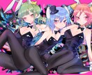 キャラクターイラストの作成を行います 美少女キャラクターのイラストの制作 イメージ3