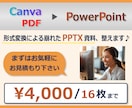 Canvaで作成したパワポ資料の体裁修正します 体裁が崩れて、お困りの方に♪修正不要なスライドは無料です。 イメージ1