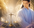 二人の本音と恋の行方を二者択一で読み解きます 二人の想いとご縁を丁寧に読み解きます イメージ1