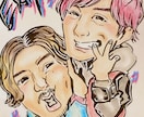 暖かみのある似顔絵を手描きにて描かせていただきます 嫌味がなくあまり誇張しない自然なタッチで！ イメージ5