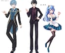 live2D用イラスト制作、モデリングします animaze、FaceRigなどご希望のソフトに対応可能 イメージ3