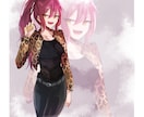 SNS等アイコン・ヘッダーのイラスト描きます 単体キャラクター・ペア画など！ イメージ3