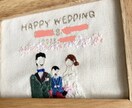 イラストを描いて記念日を刺繍します 人と同じじゃつまらない！オーダー刺繍.*･ﾟ イメージ3