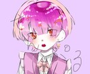 ゆめかわで透明のあるSNSアイコンをお描きします キャンディのようなツヤ感のイラスト作成 イメージ1