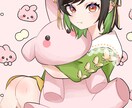 丁寧なヒアリングで明るく可愛いイラスト描きます まずはお見積もりを！ご予算とご希望に沿った絵をご提供します！ イメージ5