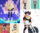 等身全身キャラクター立ち絵キャラクター描きます TRPG・IRIAM・Vtuberなどキャラクター描きます イメージ2