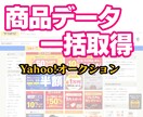 ヤフオク商品データを一括取得するソフトを提供します お持ちのヤフオクIDの商品データを1000件を約30分で取得 イメージ1