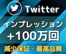 Twitterのインプレッション100万増やします コスパ抜群！成長を支える、収益化サポートをお手伝いいたします イメージ1
