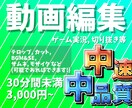 簡単な動画編集を提供します 安価で動画編集＆サムネ作成を依頼できます！ イメージ1