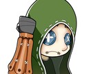 ミニキャラアイコン描きます シンプルなミニキャラアイコンを描きます イメージ2