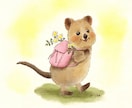 やさしい水彩の動物イラスト描きます お菓子缶や冊子の挿絵などにぴったりです。 イメージ7