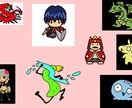 アイコンなどのオリジナルキャラ製作します Youtubeやtwitter商用利用、サポート修正3回まで イメージ3