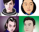 プロの技で写真からリアルな似顔絵をお作りします ウェルカムボード、誕生日など各種記念日にオススメです♪ イメージ2
