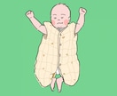 写真をもとにお子さまの似顔絵イラストを描きます シンプルでポップな、飾りたくなるイラスト イメージ5