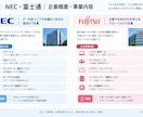 企業・商品などをリサーチして分かりやすく整理します 公開情報・IR資料などをもとに、必要な情報を調査・整理します イメージ3