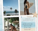 旅行・記念日の写真をおしゃれな1枚に仕上げます :)プレゼントにも喜ばれる世界にひとつのデザイン イメージ3