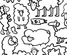 ゆるい動物や人物のイラストを描きます ゆるいイラストが挿絵やちょっとした飾りなどに欲しい時に イメージ6