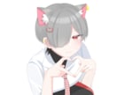 ケモ耳×中性的なかわいいイラスト描きます 中性的で儚い雰囲気が好きな方へ イメージ3