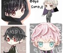 ミニキャラアイコン作成します SNSで自分だけのアイコンが欲しい方に イメージ3
