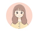柔らかい漫画チックなアイコン描きます あなただけのアイコンをお描きします イメージ2