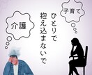 子育て、介護…悩みや愚痴をお聞きします 話すだけで楽になることもあります。話してみませんか？ イメージ1