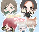 キラキラ！可愛いイラスト描きます 推しと一緒の可愛いイラストをアイコン、ヘッダーにしませんか イメージ1