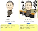 2～3頭身！プチかわいいデフォルメ似顔絵描きます SNSや友人へのプレゼント、ビジネス場面にも最適！ イメージ8