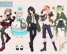 Live2D用やTRPG用などの立ち絵描きます 貴方だけのオリジナル立ち絵を作りませんか？ イメージ3