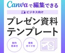 Canvaで使えるプレゼンテンプレートを販売します 情報を入れるだけで完成！営業資料やプレゼン資料が時短で作れる イメージ1