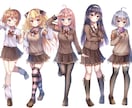 12月までの特別価格！可愛い萌えキャラ描きます あなただけのハイクオリティで可愛い萌えキャラ制作します。 イメージ6