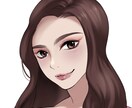 漫画みたいな似顔絵アイコン作ります SNSにぴったりなアイコンお探しの方へ。面倒なオプション無し イメージ2