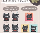 表情4種セット！ゆるかわいい動物アイコン描きます ブログやSNSに！納品1週間後まで追加料金なしで修正可◎ イメージ2