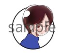 艶っと華やかなキュートな似顔絵提供いたします SNSアイコンお探しの方や友人恋人へのプレゼントにも是非 イメージ1
