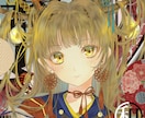 和風で魅力的な女の子を描きます ヘッダー・アイコン・表紙や動画のサムネイルに映える1枚を。 イメージ3