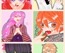 SNS.似顔絵等お描きします キラキラお目目が特徴の絵柄.オリジナル構図になります！ イメージ6