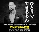 ライトプラン:YouTube広告内製化を手伝います ご要望にお応えして5,000円のライトプランを開始! イメージ1